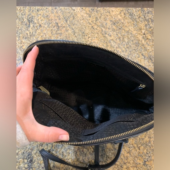 Kate Spade Black Leather Crossbody Purse Kate Spade McCall Street Carli - Picture 6 of 13